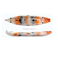 Nouveau design 3 personnes sièges de pêche Pvc bateau de pêche lacs et rivières bateau/Kayak petit dauphin plastique coloré plastique famille 2 + 1 2 pièces