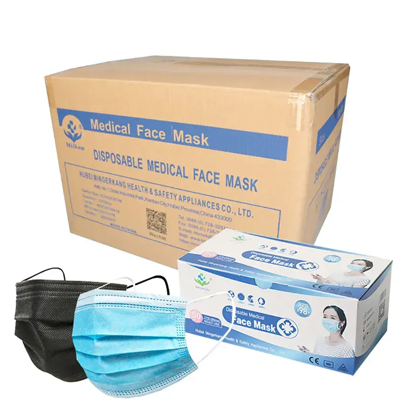 Masker 4 Layer Disposable Colorful Adult
