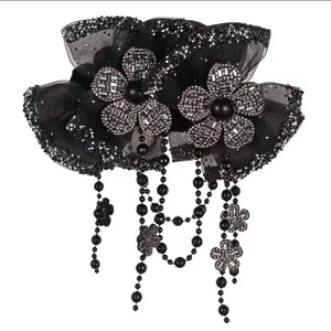Hot Selling Temperament Elegant Black Flower Hairpin Popular Niche Design Women's Hairpins Fashionable Jewelry Wholesale - Product Image 6