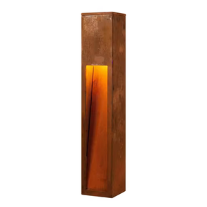 Lampe de jardin moderne imperméable en acier corten pour extérieur - Product Image 2