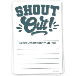 Shout Out <b>Cards</b> For <b>Teachers</b> Students Recognition Reward Paper Postcards Study Use Digital Printing Art Design - Product Image 2