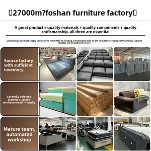 Sofá Italiano Minimalista Moderno de Diseño Recto con Cubierta de Tela Escarchada para Sala de Estar de Apartamentos Pequeños - Product Image 4