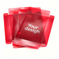 Boîte pliante en plastique PET transparente, boîte d'emballage personnalisée imprimée, matériau PP PVC, logo personnalisé pour poudre à boire