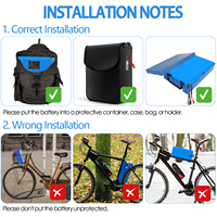 Batterie 12V 24V 36V 48V 60V 72V 10Ah 17Ah 20Ah 30Ah 40Ah 50Ah 2000W 3000W Moto électrique Ebike Batterie Lithium 48V 60V