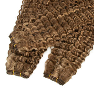 Оригинальные бразильские девственные кудряющие человеческие волосы ШЬЮТ В плетеных прядях человеческие волосы - Product Image 6