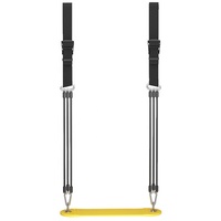Barre horizontale d'intérieur sans perçage pour porte, longueur réglable, forte capacité de charge, bande de résistance pour fitness
