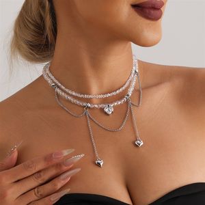 Moda Tatlı Sevimli Kalp Şekilli Kolye Kızlar için Zarif Güzel Prenses Tarzı Takı Kadınlar Bayanlar için Aksesuarlar Toptan - Product Image 4