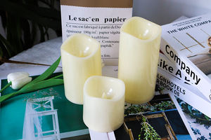 <span class=keywords><strong>Bougie</strong></span> pilier <span class=keywords><strong>LED</strong></span> bon marché <span class=keywords><strong>en</strong></span> <span class=keywords><strong>gros</strong></span> avec surface <span class=keywords><strong>en</strong></span> cire véritable sans flamme, sans déchirure, à piles sûres - Product Image 5