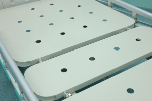 Produsen Peralatan Medis Menyediakan Tempat Tidur Rumah Sakit Manual Model LK-B6 Merek LK 2 Fungsi Bekas Kapasitas 250kg Garansi 2 Tahun - Product Image 5