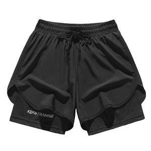 DFU91 Pantalones Deportivos Elásticos de Secado Rápido Personalizados, 2 Capas con Cintura Elástica y Cordón Ajustable - Product Image 3