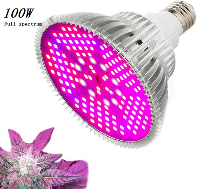 100W Professional Full Spectrum E27 SMD2835 LED Grow Light