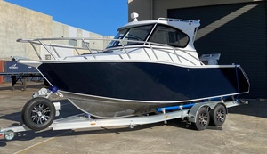Bateaux à cabine ouverte en aluminium de 25 pieds Bateaux de pêche de 7.5m avec moteur hors-bord pour <span class=keywords><strong>Ocean</strong></span> Gospel Sport Entertainment Sightseeing Leisure - Product Image 3