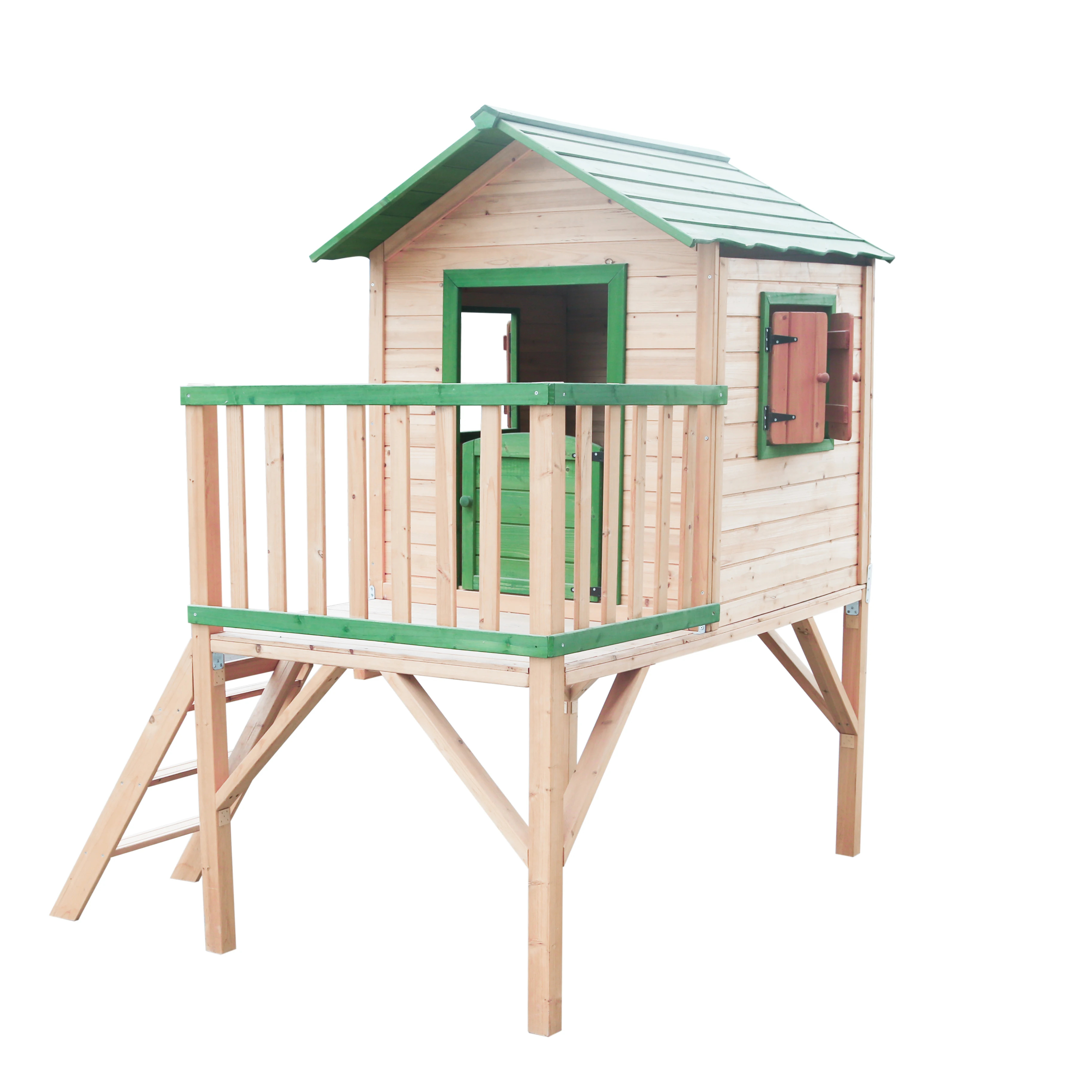 wooden outdoor garden swing house
