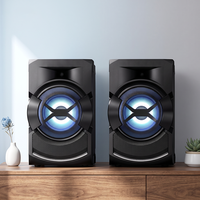 Enceinte DJ Verticale Sans Fil 300W avec Éclairage Ambiant, Idéale pour Bars, Bistros et Restaurants - Vente en Gros Usine