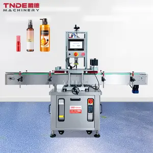 Whats New 2024 Automatic Bottle Linear Screw Four Wheels Capping Machine Efficient Pump Capper for Torque Force Control Capper