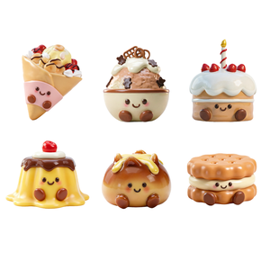 Cute Assorted Mini Silicone Dessert Shape Slow Rise Sensory <b>Squishy</b> Stress Relief Toy - Product Image 2