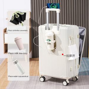 Nova 2025 Durável Portátil Bagagem Feminina Versão de Negócios Multi-funcional Trolley Grande Capacidade Terno Estudante Homens Na Moda - Product Image 5