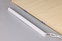Barre lumineuse LED linéaire à montage en surface, longueur personnalisée, CRI 90+, 12V 24V, luminescence sur trois côtés, profil en alliage d'aluminium, garantie 3 ans