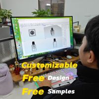 Tutup Botol Parfum 15mm dari Paduan Seng dengan Logo yang Dapat Disesuaikan, Motif Mahkota Bunga dan Hewan, untuk Aplikasi Cairan, Aksesori Botol Parfum FEA