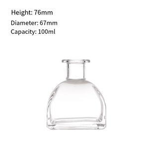ขวดแก้วใสแบบคริสตัลขนาด 50 มล. 100 มล. 150 มล. สำหรับน้ำหอมปรับอากาศแบบรีฟิล พร้อมฝาปิด ตัวอย่างสินค้าฟรี - Product Image 6