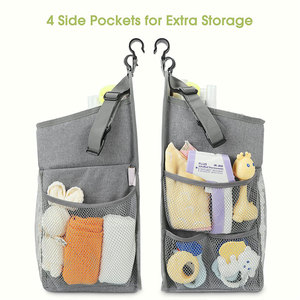 Bán Buôn Có Thể Điều Chỉnh Giường Treo Tã Tổ Chức Bé Có Thể Gập Lại Thay Đổi Bảng Tã Tổ Chức Stacker Nursery Caddy Tổ Chức - Product Image 5