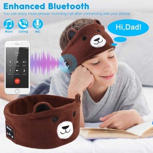 Seekas Bluetooth 5.0 Kids Headband Headphones with Speaker <b>Microphone</b> Sleep Headband for Boys Girls Teens Gift - Product Image 1