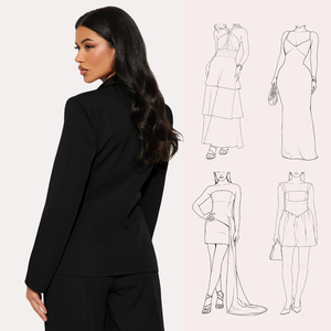 Elegante giacca da <span class=keywords><strong>donna</strong></span> <span class=keywords><strong>con</strong></span> <span class=keywords><strong>cintura</strong></span> a manica lunga <span class=keywords><strong>con</strong></span> colletto e tasche <span class=keywords><strong>con</strong></span> lembi da ufficio in tinta unita <span class=keywords><strong>con</strong></span> spalline - Product Image 3