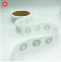 Étiquette autocollante RFID pour carte de contrôle d'accès hhf, 13.56mhz, Programmable, Ntag213, Ntag215, lot de 50 pièces