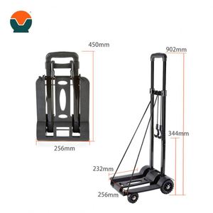 Tianyu Personal Moving Cart Plastic Mini Trolley Luggage Cart 50KG Load Capacity Customizable in Stock - Product Image 1