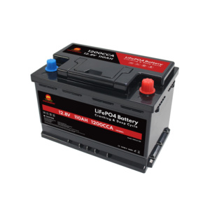 HHS 12V 60/100/110AhクランクLiFePO4バッテリーCCA1200カー & ボート用6000サイクルと5年間の保証 - Product Image 4