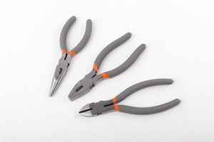 Tang jarum hidung panjang, baja karbon DIY pegangan lembut PVC dapat disesuaikan dukungan OEM bersertifikat GS - Product Image 2