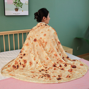 Manta redonda con estampado de frutas y tortitas, suave, de felpa, personalizada, para regalos, decoración del hogar, manta esponjosa - Product Image 5