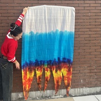 Fans de culte Drapeaux pour l'église Louange Danse chrétienne Spike Bannières Voile