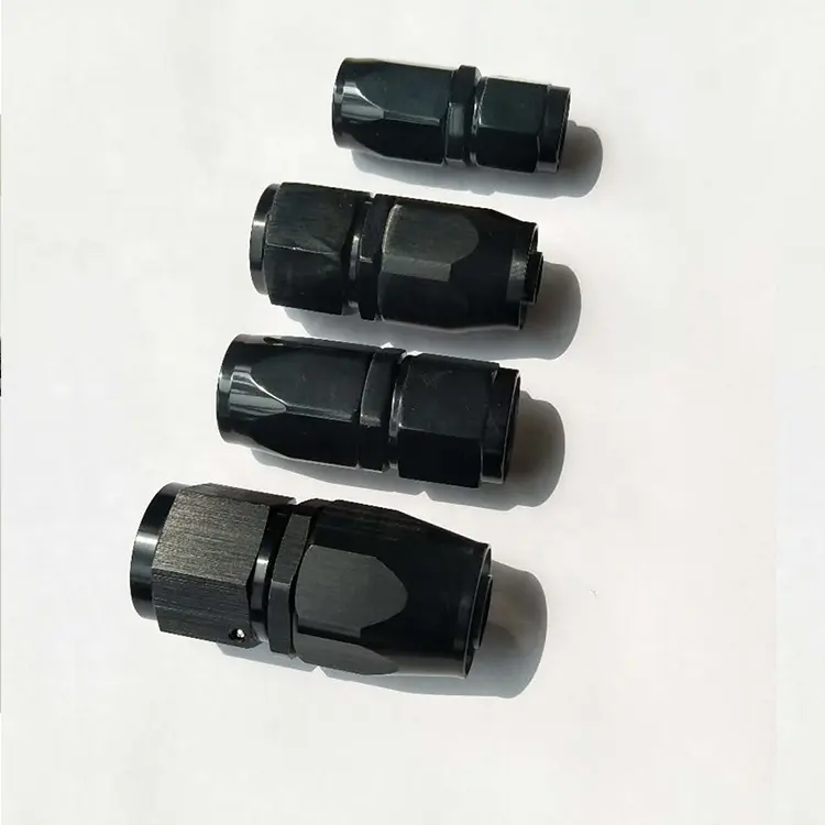 AN4/AN6/AN8/AN10/AN12/AN16 Aluminium EINE Gewinde Öl Schlauch End Adapter Durchgesetzt Kraftstoff fitting