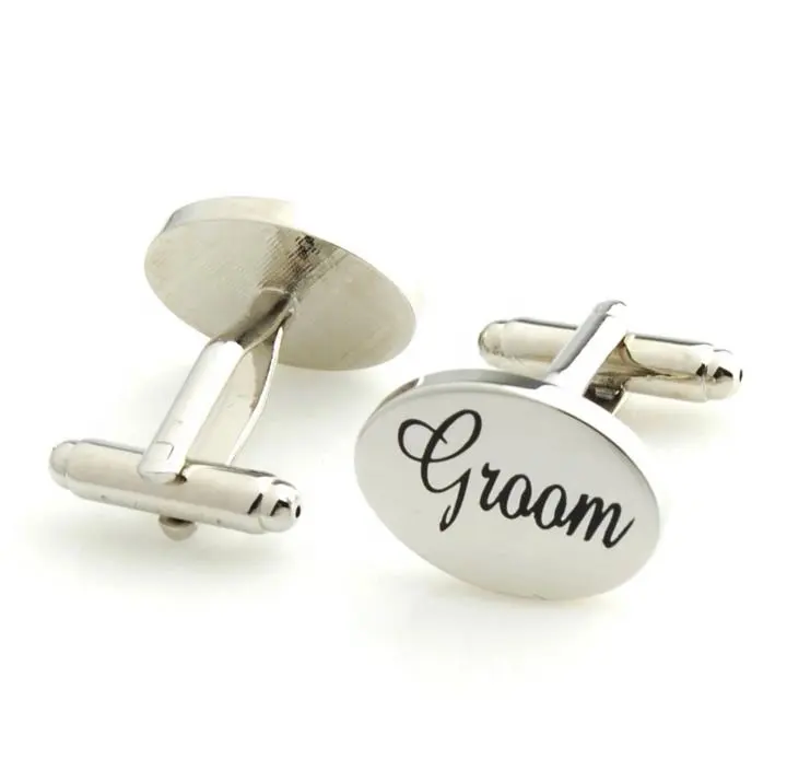 how to buy Wedding Use Custom Bride Groom Cufflinks cufflinks men