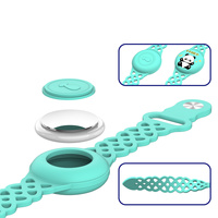 Étui de protection intégral 360° en silicone respirant avec motif de dessin animé mignon pour bracelet de localisation GPS pour enfants, anti-perte et suivi