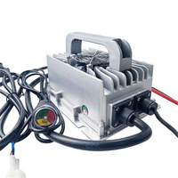 Chargeur de batterie étanche IP65 24V 36V 48V 60V 72V 10A pour chariot élévateur, accessoires pour batteries au lithium fer phosphate (LiFePO4) et au plomb-acide