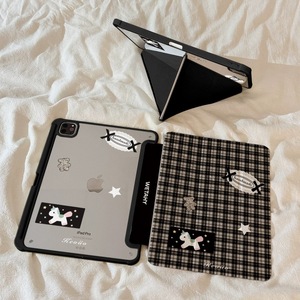 Étui pour tablette multi-pliable Classic Plaid Pony pour <span class=keywords><strong>iPad</strong></span> 10e/11e/12e génération Air 4/5/6 et 8e génération 10,2 pouces Fabriqué en Chine - Product Image 3