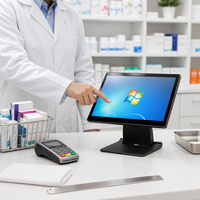 Système de point de vente tactile pour le commerce de détail, caisse enregistreuse, supermarché, restaurant, petite entreprise, caissier, caisse de paiement, Windows 10