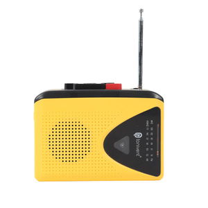 เครื่องเล่นเทปคาสเซ็ตแบบพกพาสไตล์เรโทร วิทยุ FM AM ลำโพงสเตอริโอ บันทึกเสียงได้ ใช้พลังงานจาก USB - Product Image 1