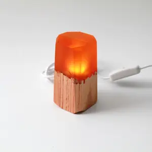 MAXERY优雅的环氧树脂灯带USB充电夜灯，最好的圣诞礼物艺术
