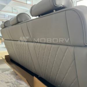 Silla Rodante de Cuero PU Moderna de <span class=keywords><strong>Dos</strong></span> Vías <span class=keywords><strong>para</strong></span> 2 Personas, Marca MOBORV, <span class=keywords><strong>para</strong></span> Autocaravanas, Coches y Kits de Conversión de Caravanas - Product Image 3