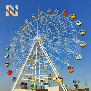 <span class=keywords><strong>Grande</strong></span> <span class=keywords><strong>Roue</strong></span> Géante Nova Rides de 42 m avec 24 Cabines, Capacité de 96 Passagers, Éclairage LED, pour Parc d'Attractions Extérieur, à Vendre - Product Image 6