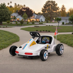 Con licencia Gigantosaurus New Children 12V Control remoto eléctrico Drift Pedal Racing Kids Go Karts 4 ruedas Paseo en coche para niños - Product Image 1
