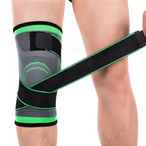 Genouillères de sport tricotées à lacets, soutien compressif pour le cyclisme, pour hommes et femmes, escalade en plein air, fitness, course à pied - Product Image 6
