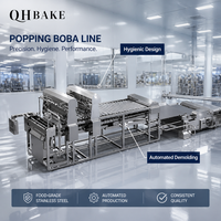 Ligne de production de boba éclatante multi-saveurs, machine à fabriquer des boules de jus en forme de fruits 3D, machine automatique à faire des boba éclatants
