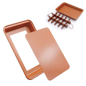 Venta caliente Rectángulo <span class=keywords><strong>Brownie</strong></span> Pan para hornear Cuadrados de acero al carbono Pan y pastel Molde Springform Cake Tool - Product Image 5