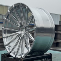 Oferta Especial: Nuevas Llantas de Aleación de Aluminio Forjado Negro Satinado de 30mm y 40mm, Personalizadas con ET 20mm/25mm