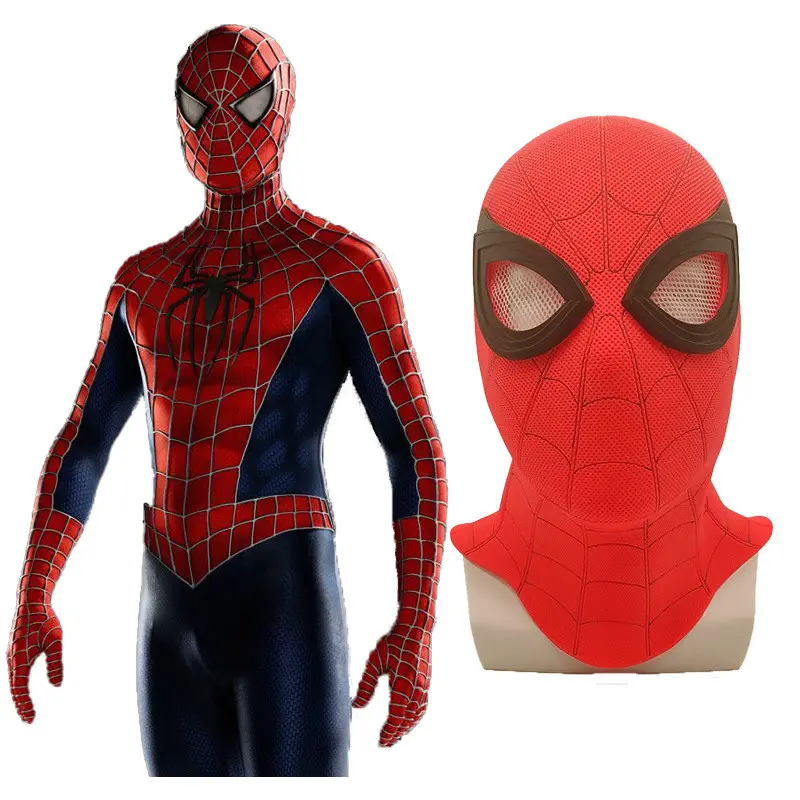 Halloween Party Mask Cosplay Superhero Spider Man Masks No Way Home PVC Material High-quality Wholesale Factory Props Faceshell