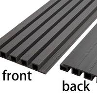 Panneaux muraux modernes co-extrudés 194*25MM, revêtement WPC de qualité supérieure avec garantie de plus de 5 ans, imperméable et protection solaire